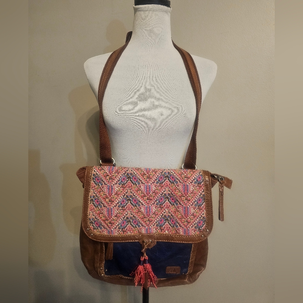 The Sak Multicolor Patterned Crossbody Bag